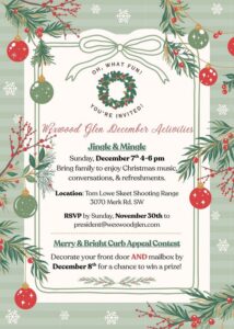 Wexwood Glen Community Association 2025 Christmas Jingle and Mingle